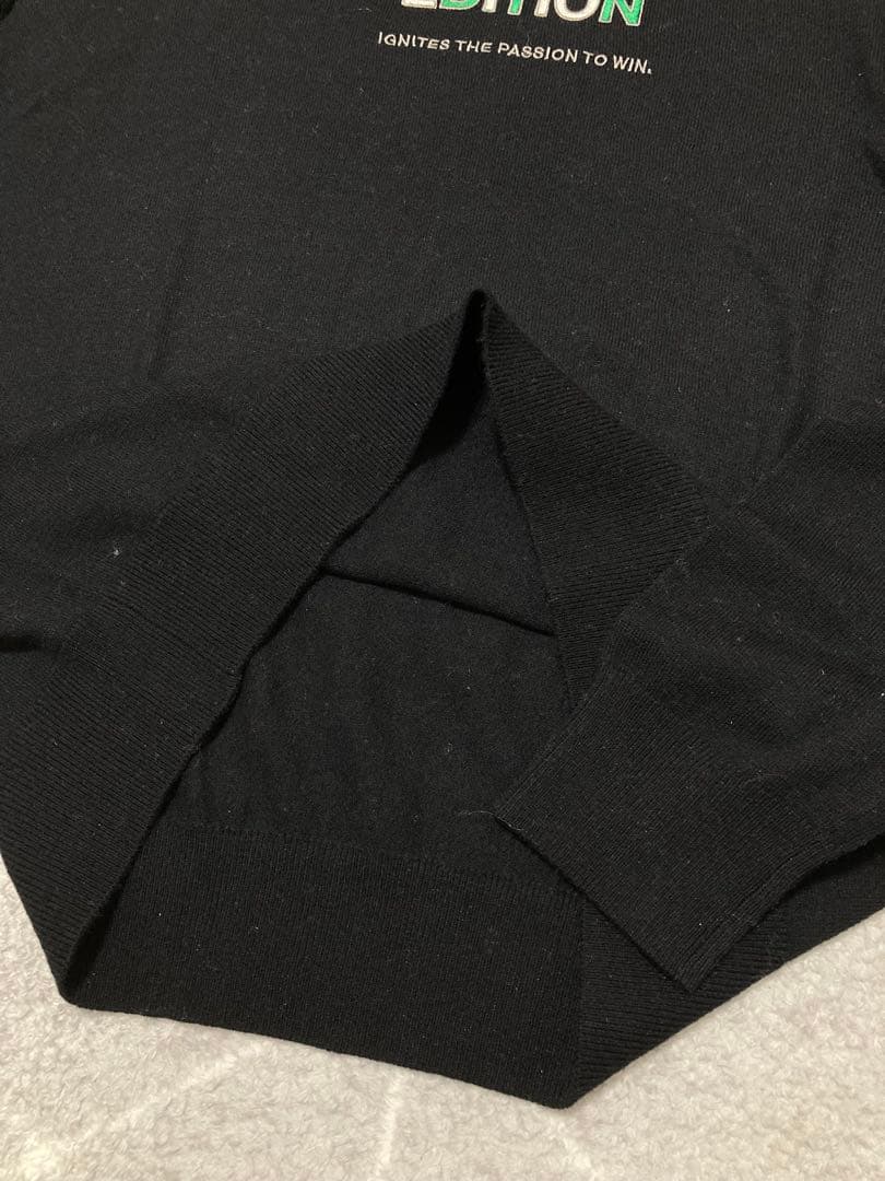 新品 パーリーゲイツ マスターバニー カシミヤ混 タートルネックニット(4)M黒