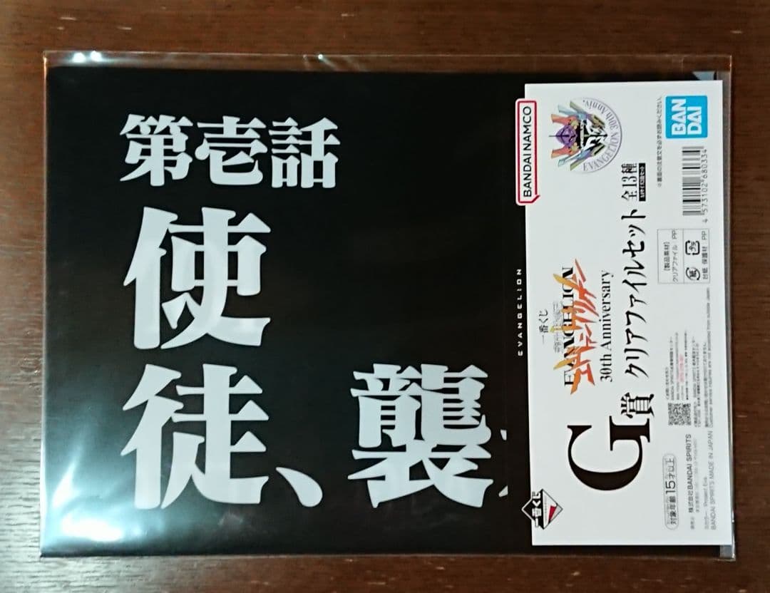 一番くじ 新世紀エヴァンゲリオン G賞 クリアファイルセット 10つ