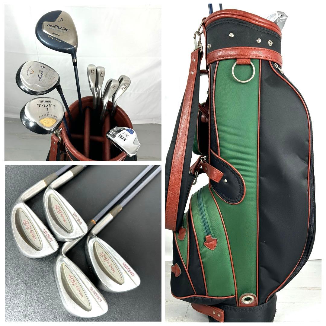 本格派 レディースゴルフクラブ 8本 ゴルフセット お試しセット 初心者向