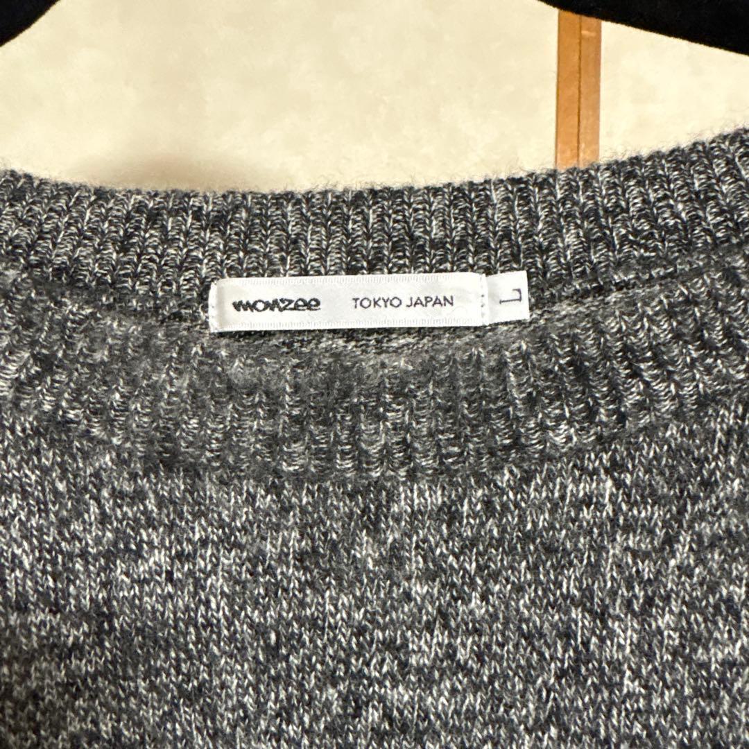 Monzee モンジー カシミヤ クルーネックセーター