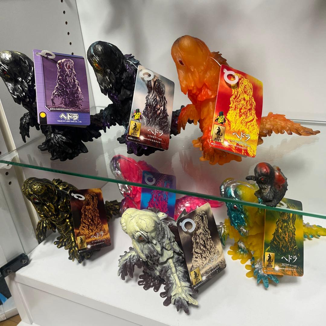 ムービーモンスターシリーズ ヘドラ ソフビ 7体セット ゴジラストア限定