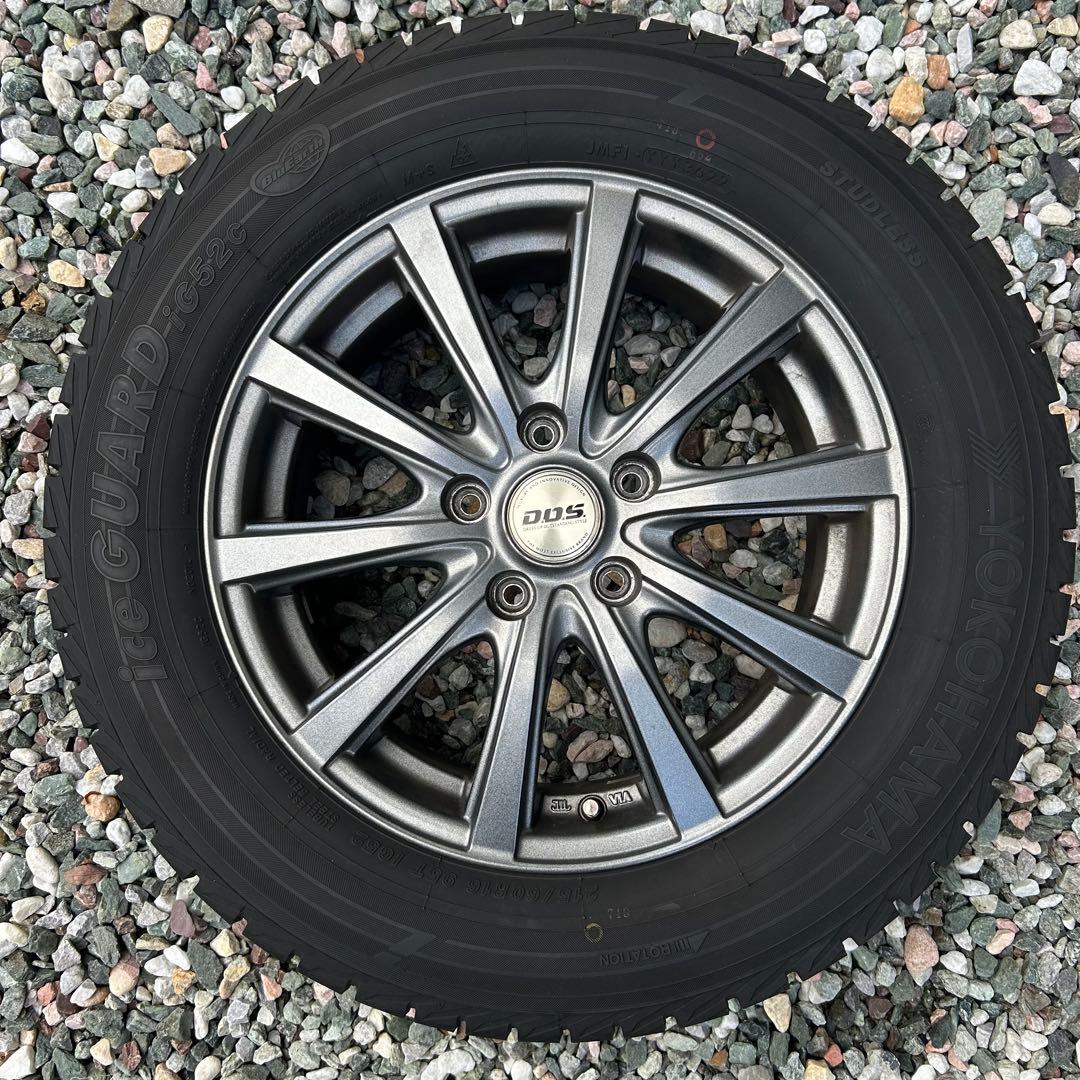 【4本同時購入必須③/4】 ヨコハマスタッドレス ホイール付き215/60R16