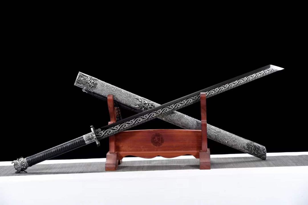 【魔域唐横刀】 古兵器 武具　刀装具　日本刀　模造刀 居合刀 長尺