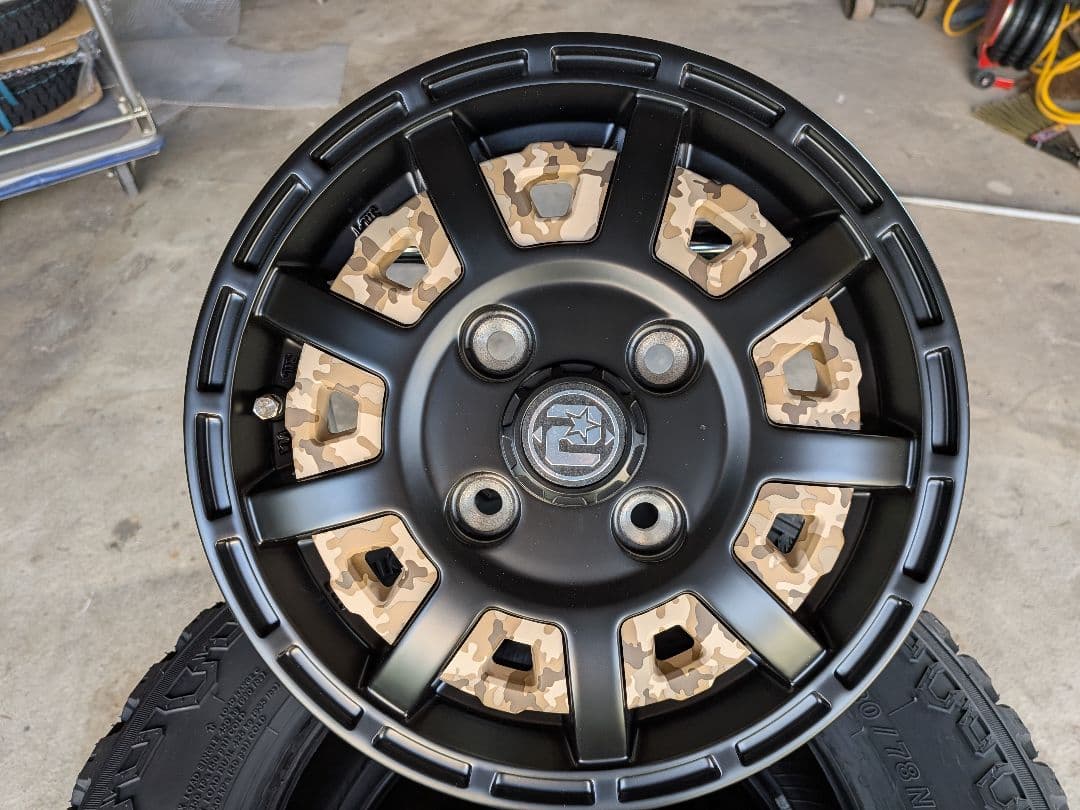 5K　2/2 新品RIVAIアルミGEOLANDAR KT 145/80R