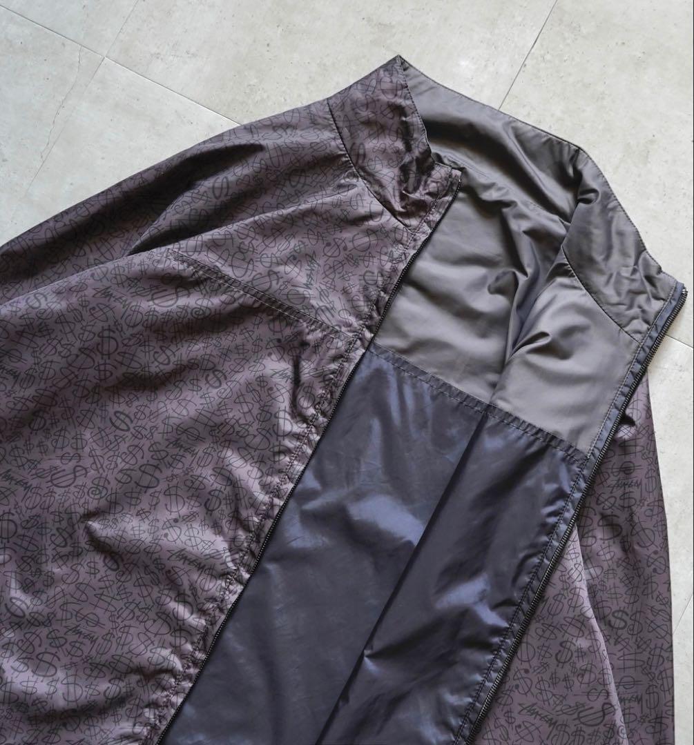 OLD stussy リバーシブル　ジャケット　ナイロン　スクール　シュプリーム
