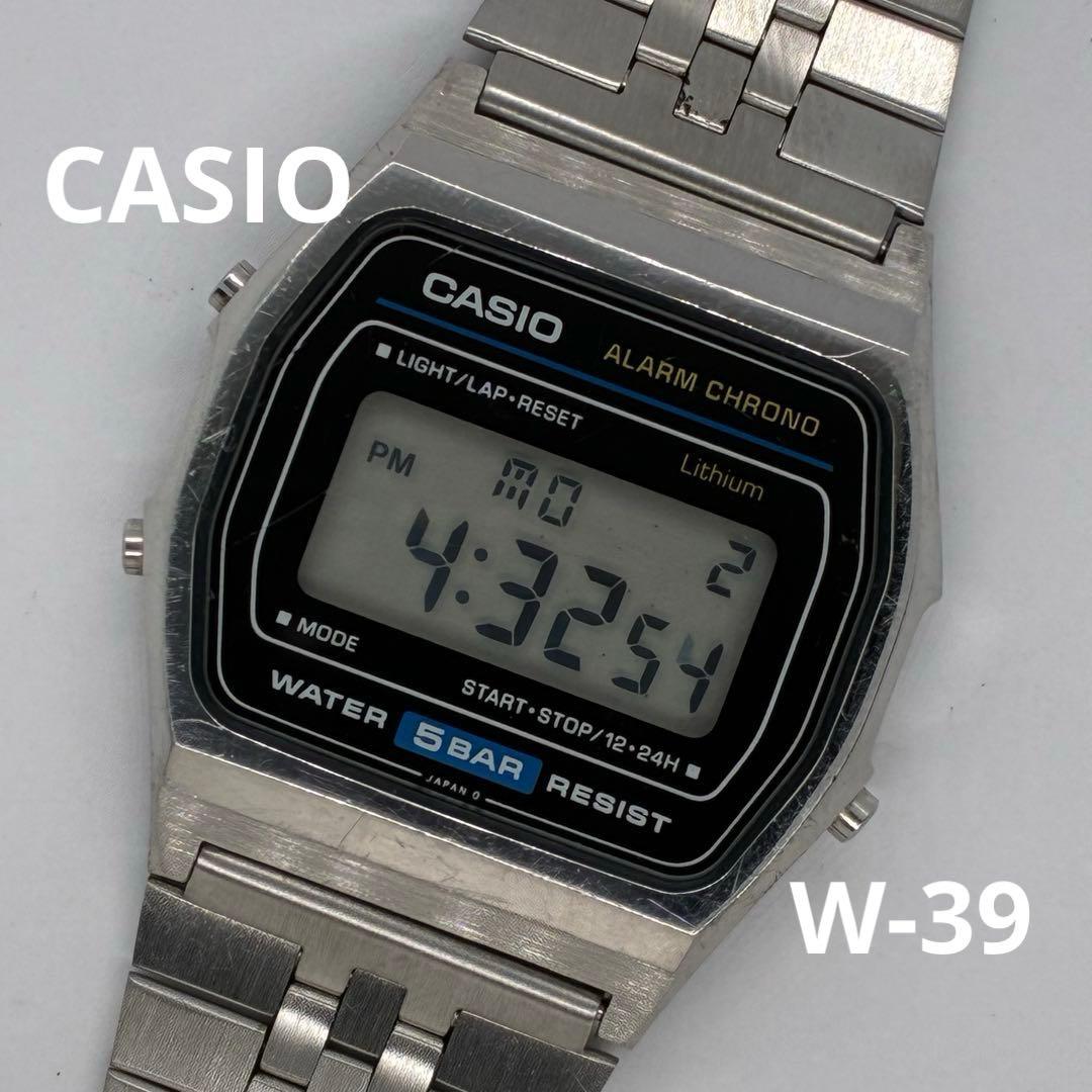 レア casio カシオ W-39 動作品 2073 ヴィンテージ