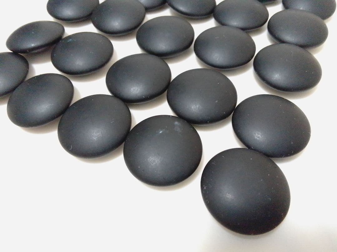 日向特製 本蛤碁石 34号 特製蛤白石(181個) 那智黒石(188個) 囲碁