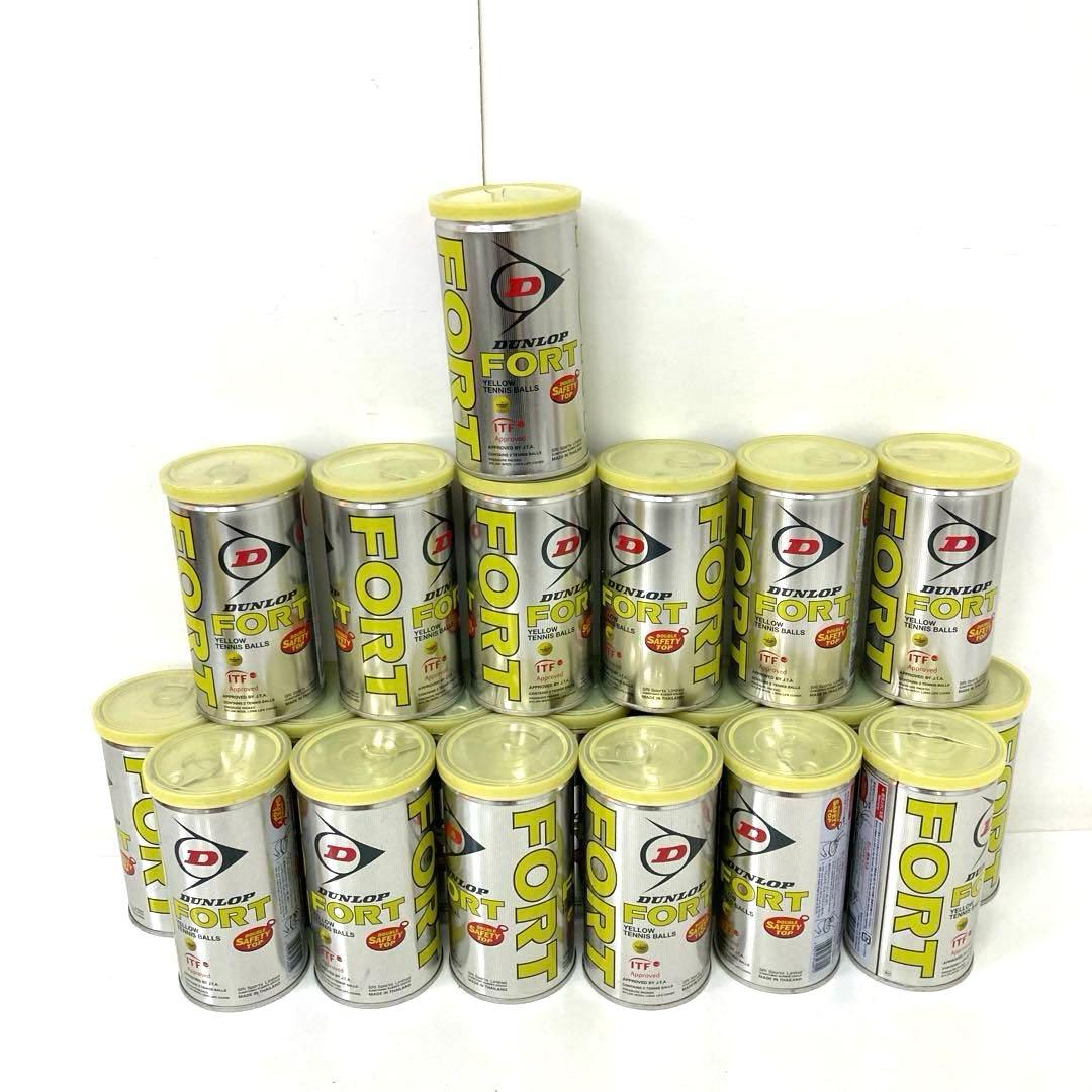3528-R DUNLOP テニスボール FORT 20缶まとめて 未開封