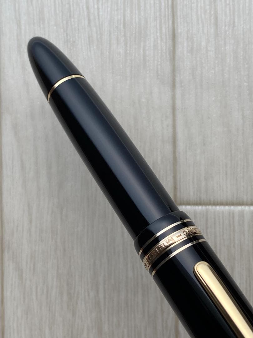 超美品 モンブラン 149 18K (EF) 極細750 万年筆 インク・付属品