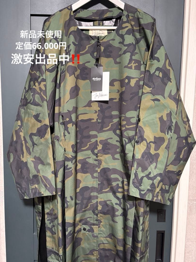 WILD THINGS × JUN MIKAMI 1-WT 迷彩 コート　新品