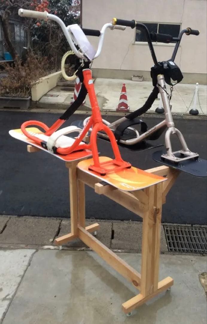 スノースクート スキー スノーボード ワックススタンド メンテナンス台 ベース売