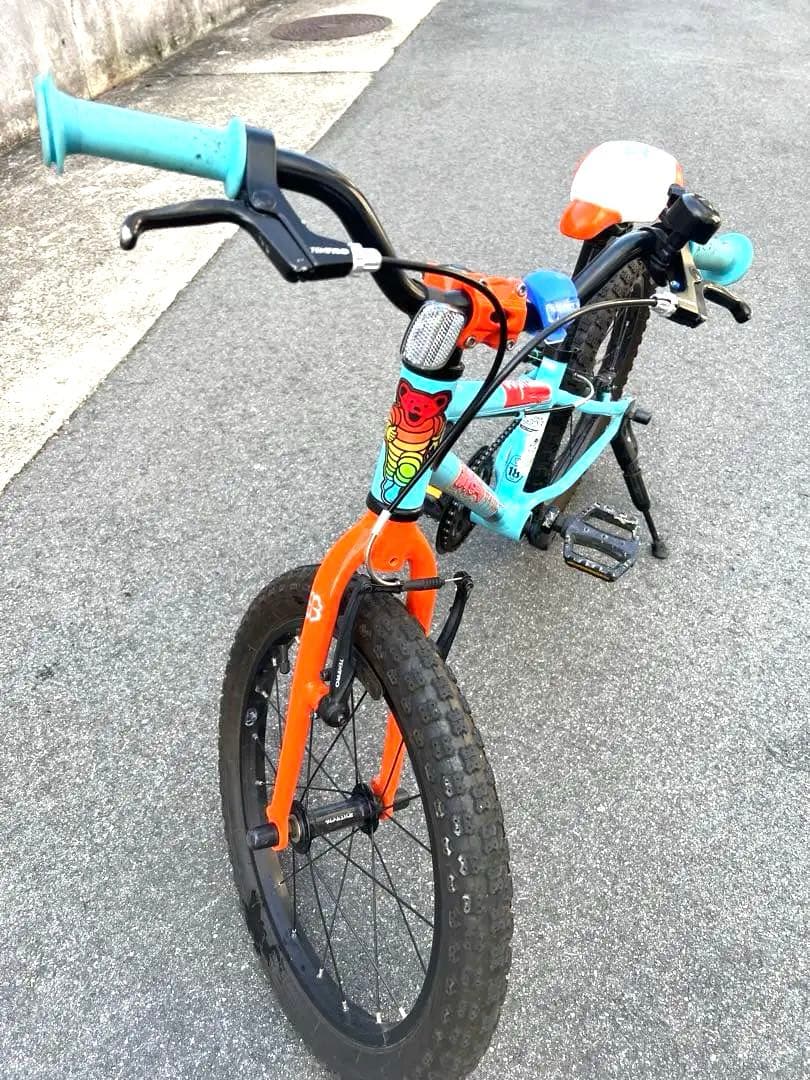 【京都手渡し希望】ヨツバサイクル　マウンテンバイク　自転車　キッズ18インチ