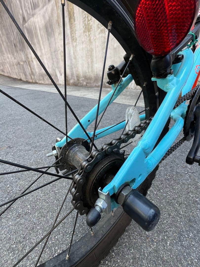 【京都手渡し希望】ヨツバサイクル　マウンテンバイク　自転車　キッズ18インチ