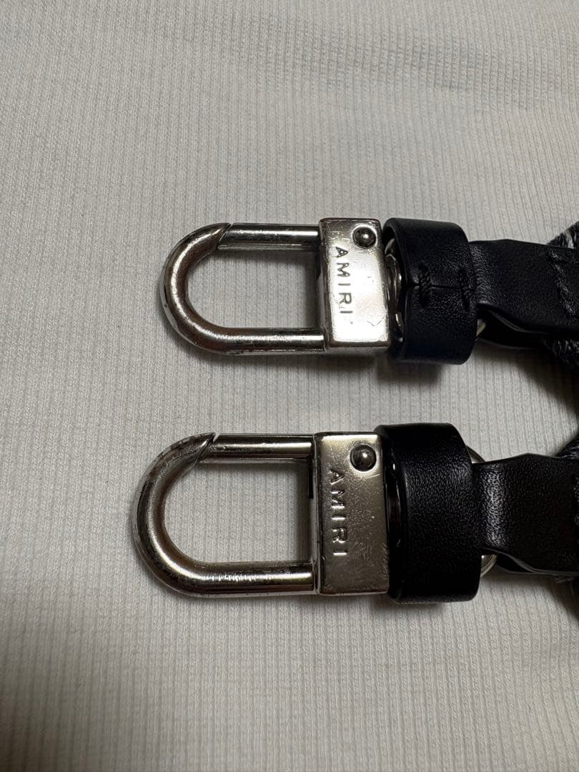 AMIRI アミリ キャンバス クロスボディバッグ