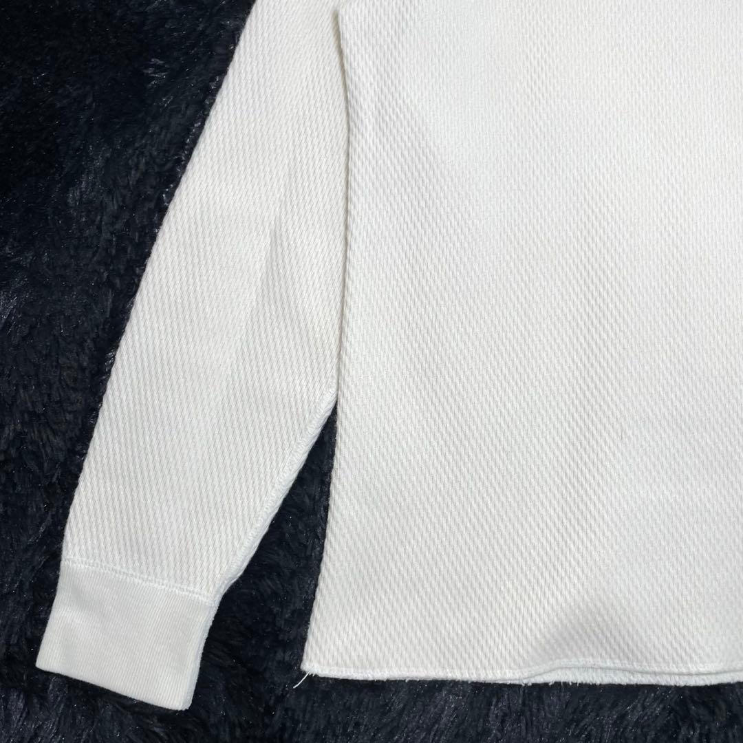 【美品】ザリアルマッコイズ　ミリタリーサーマルシャツ・ハニカム地・L・コットン