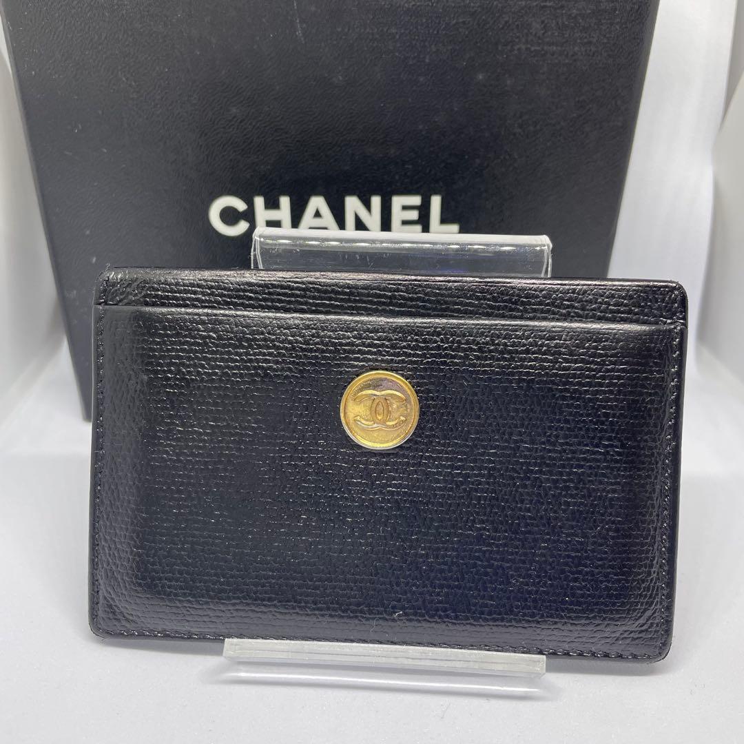 CHANELシャネル⭐︎カードケース⭐︎パスケース⭐︎ヴィンテージ⭐︎ココボタン⭐︎財布