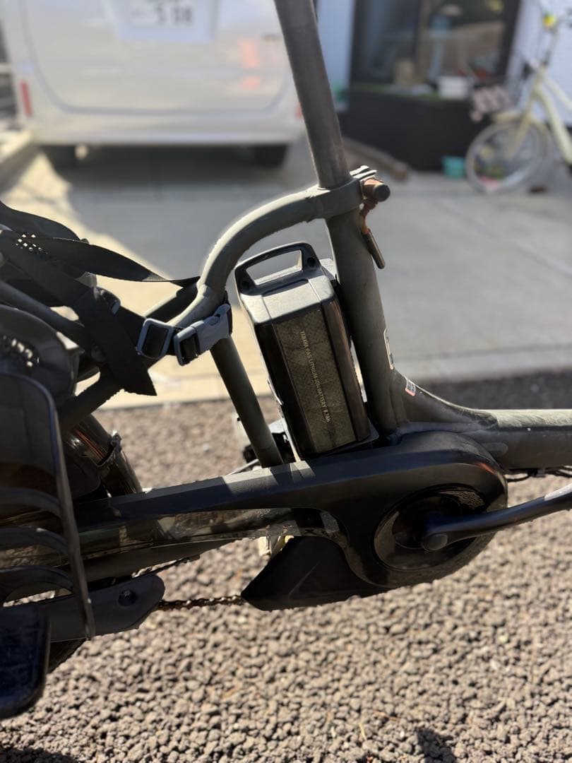 電動アシスト自転車 チャイルドシート付き グレー