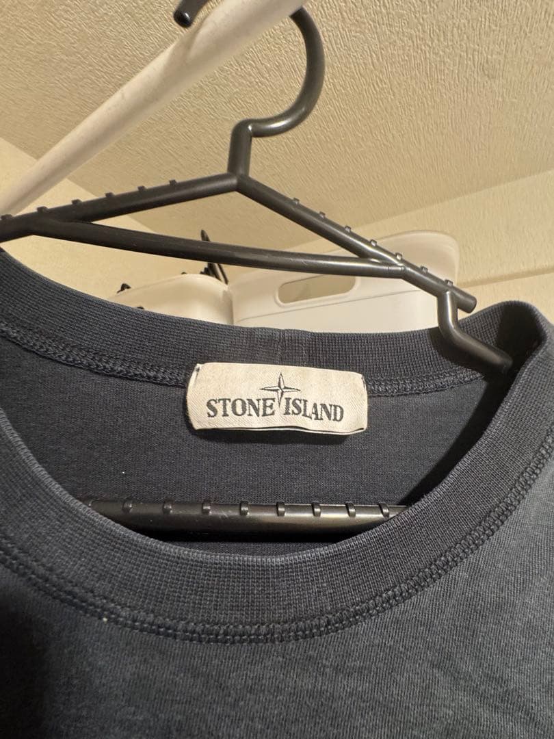 Stone  長袖Tシャツ ブラック