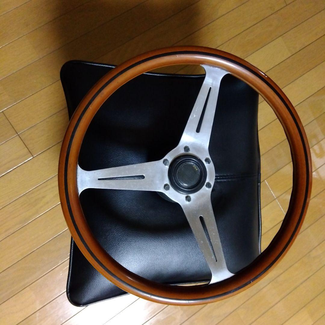 ８０年代　イタリア製　ナルディ木目クラッシック　ステアリング