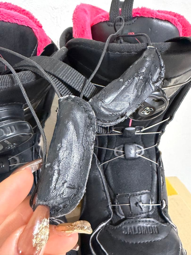 スノーボードブーツ SALOMON IVY BOA ブラック/ピンク