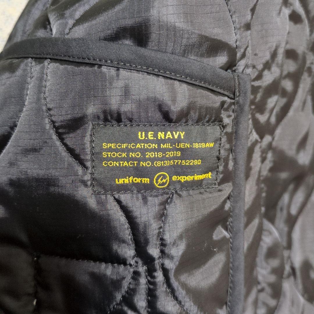 uniform experiment×ALPHA M-51モッズコート 黒 XL