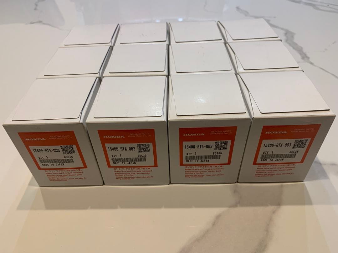 HONDA純正　オイルフィルター 15400-RTA-003 12個　新品