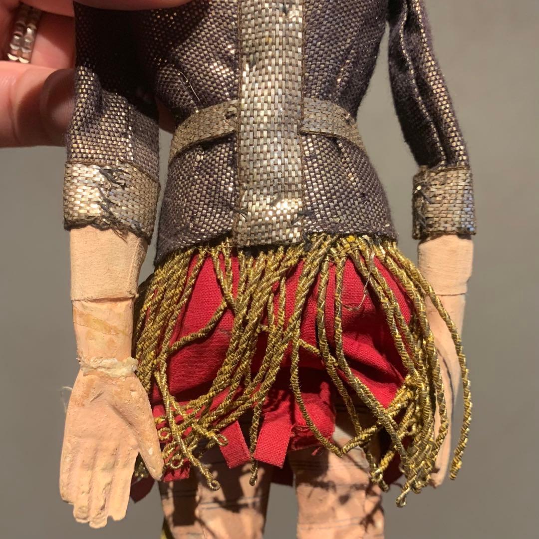 古い 操り人形 チェコ？ マリオネット 古道具 アンティーク