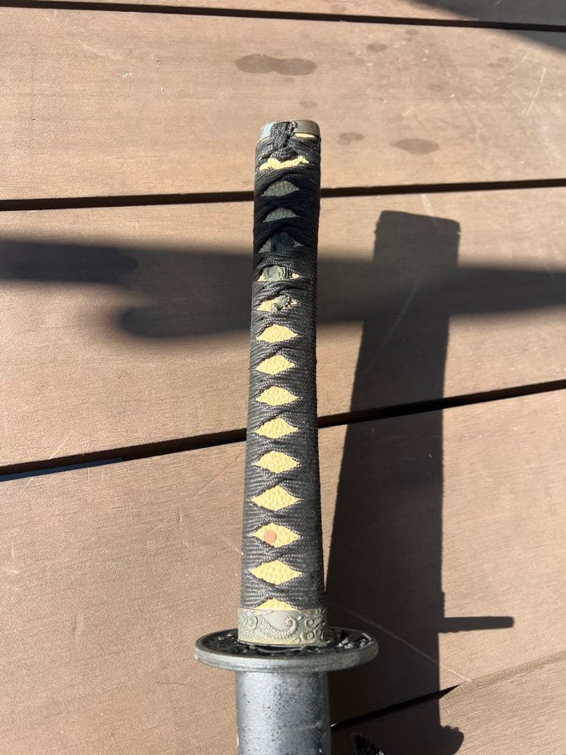 模造刀 刃無し 装飾的な鍔付き