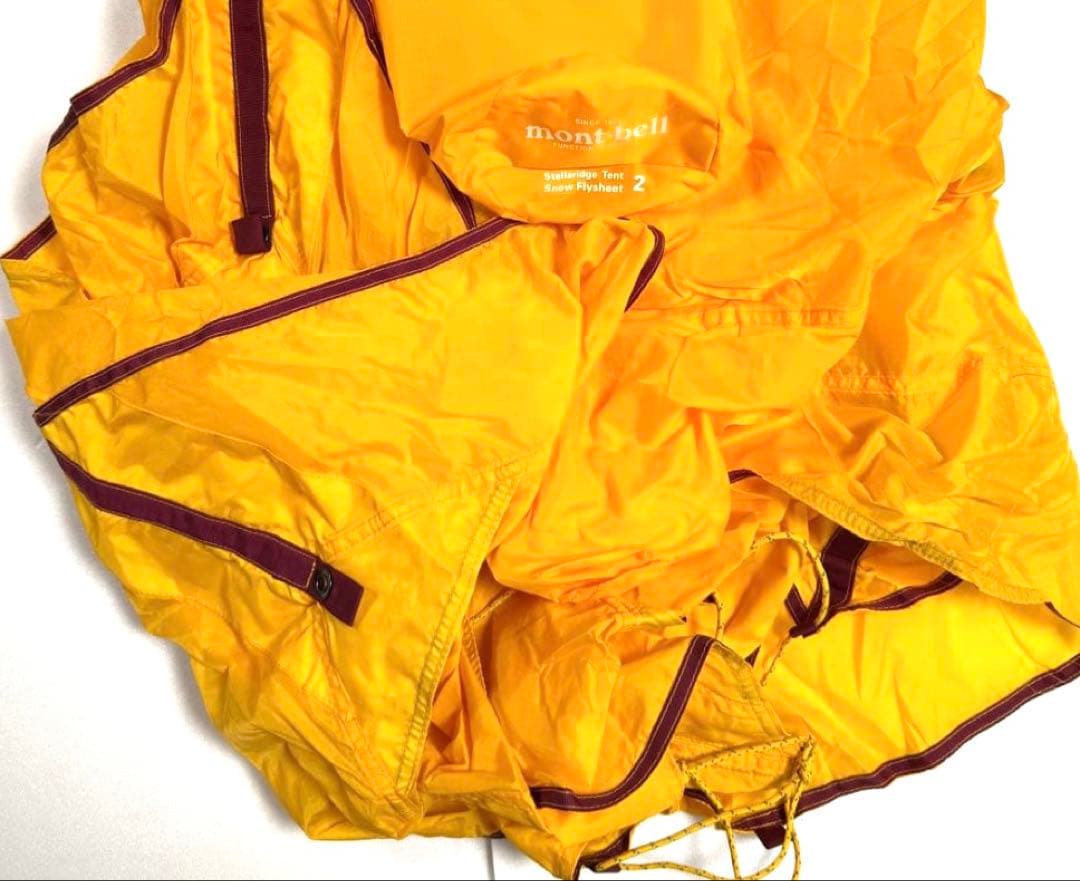 ◼︎1回使用◼︎【美品】◼︎モンベル◼︎ステラリッジテント★スノーフライシート2★