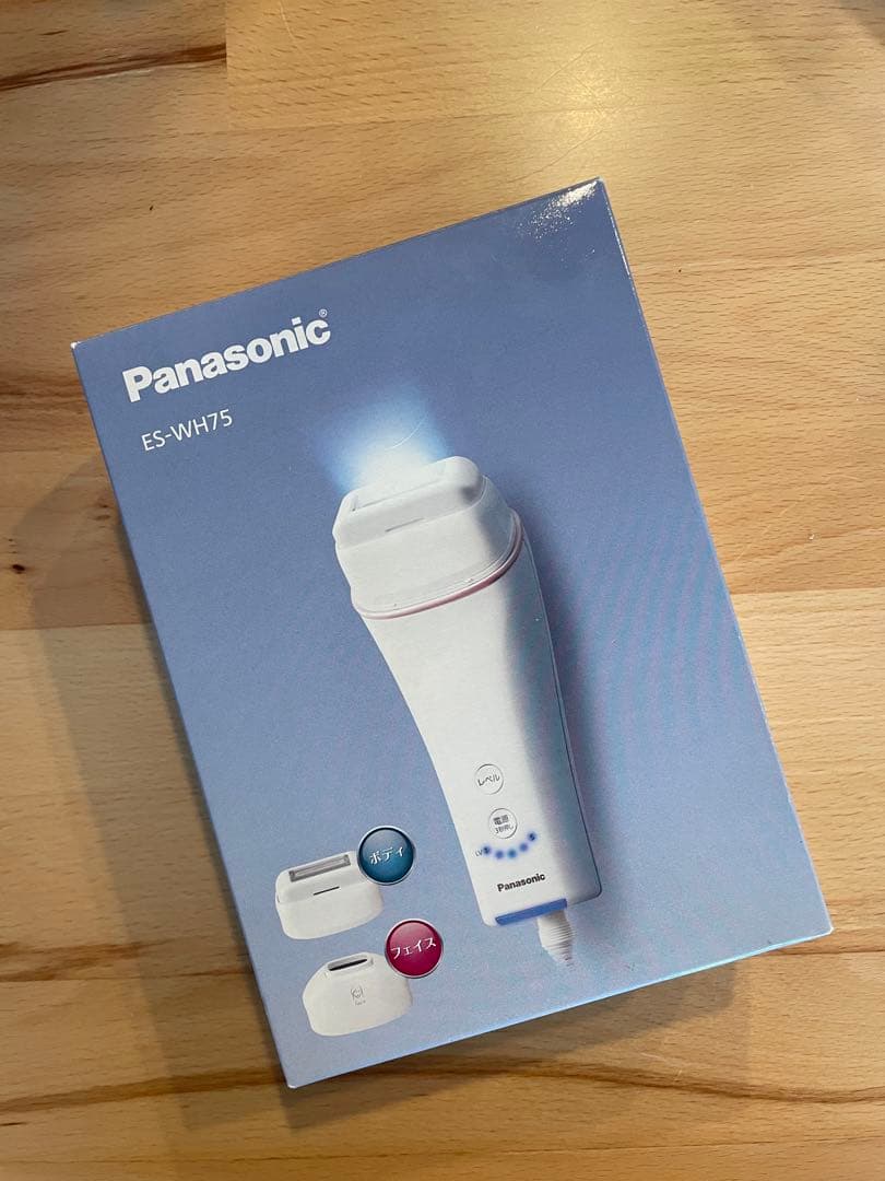 光美容器 光エステ ボディ＆フェイス用 ピンク調 ES-WH75-P  1台