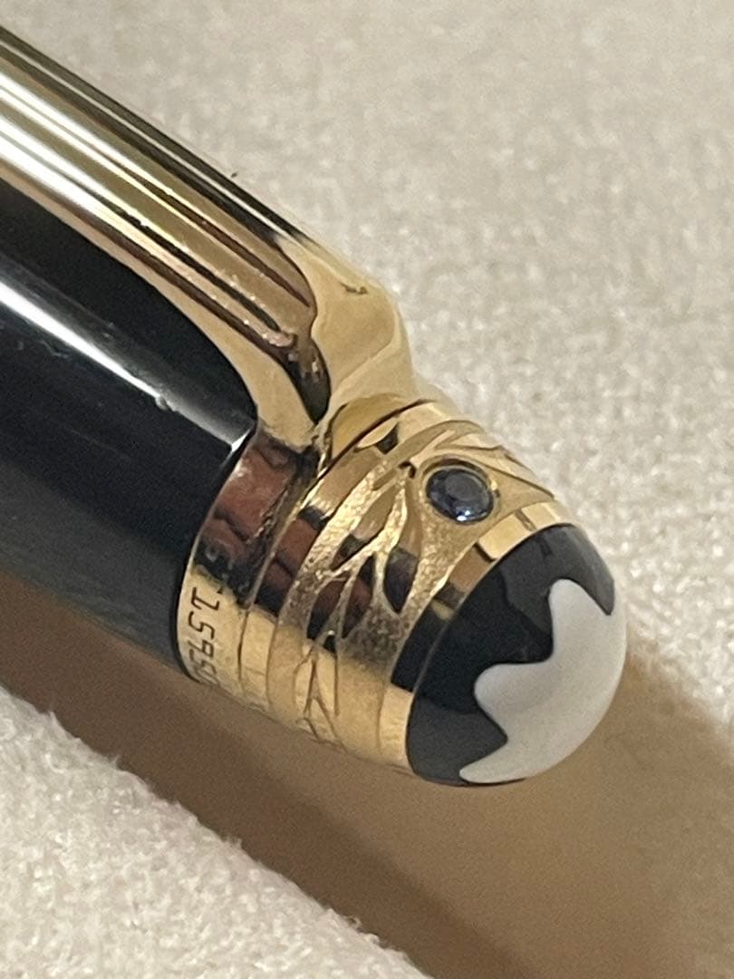 ‼️限定品‼️モンブラン ユニセフボールペン‼️サファイア‼️化粧箱サービスガイド付属