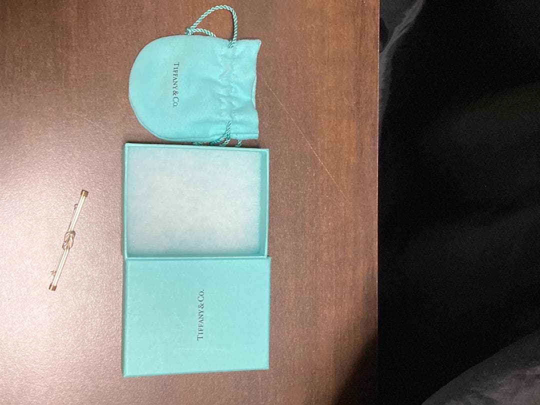 ティファニー ノット コンビ ブローチ K14 シルバー925