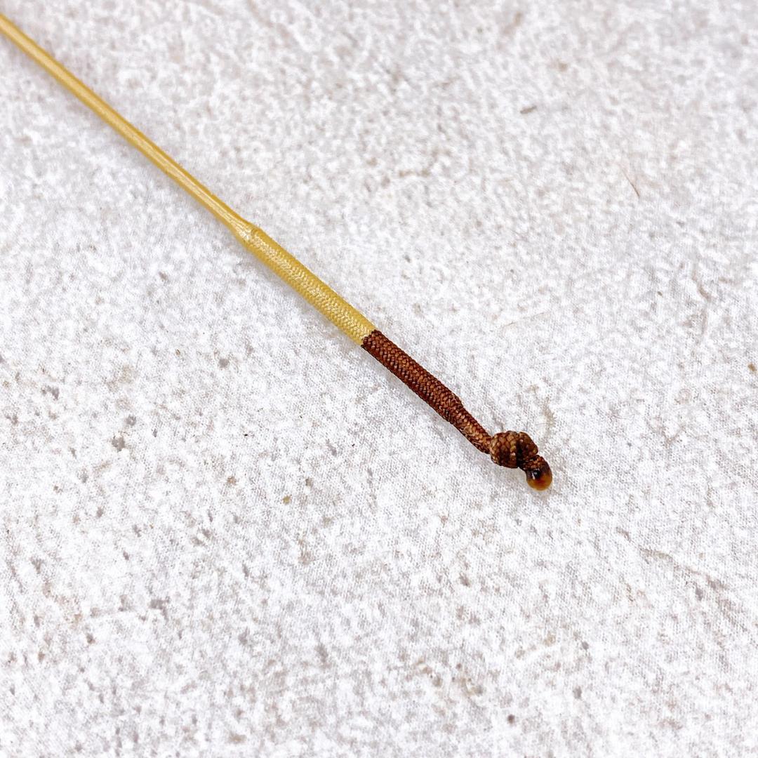 【朱紋峰 ぬけさく 16尺】和竿 ヘラブナ竿 約4.8m 竹竿 竿袋・口栓付き