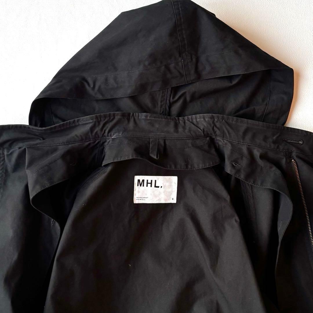 MHL. モッズコート フーディ　ダウンライナー付き　3way ブラック