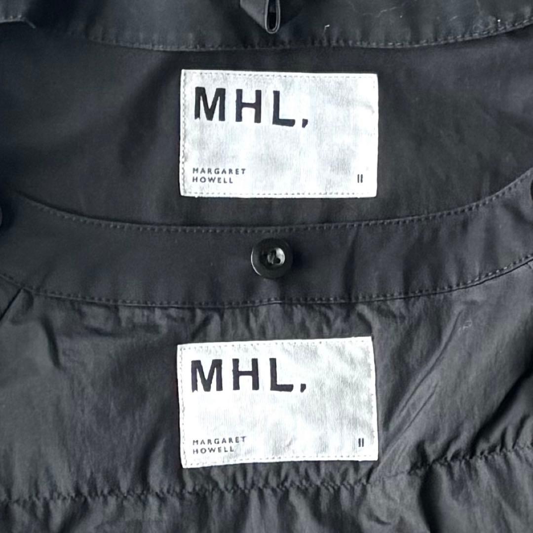 MHL. モッズコート フーディ　ダウンライナー付き　3way ブラック