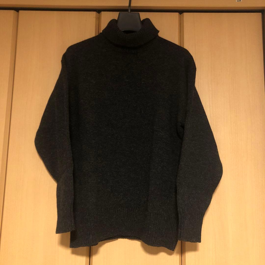 90s COMME des GARÇONS タートルネックセーター ダークグレー
