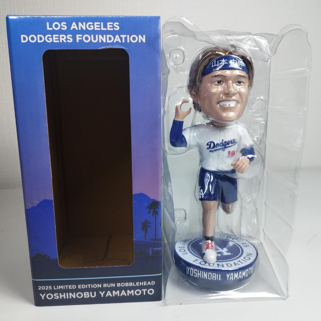 山本由伸 ドジャース サンセットラン ボブルヘッド 美品 2025 ラ IEZ0
