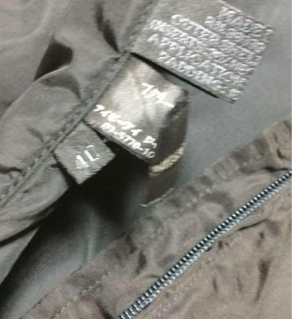 PRADA レザー&ナイロン ライダース ハーフジャケット 黒 40