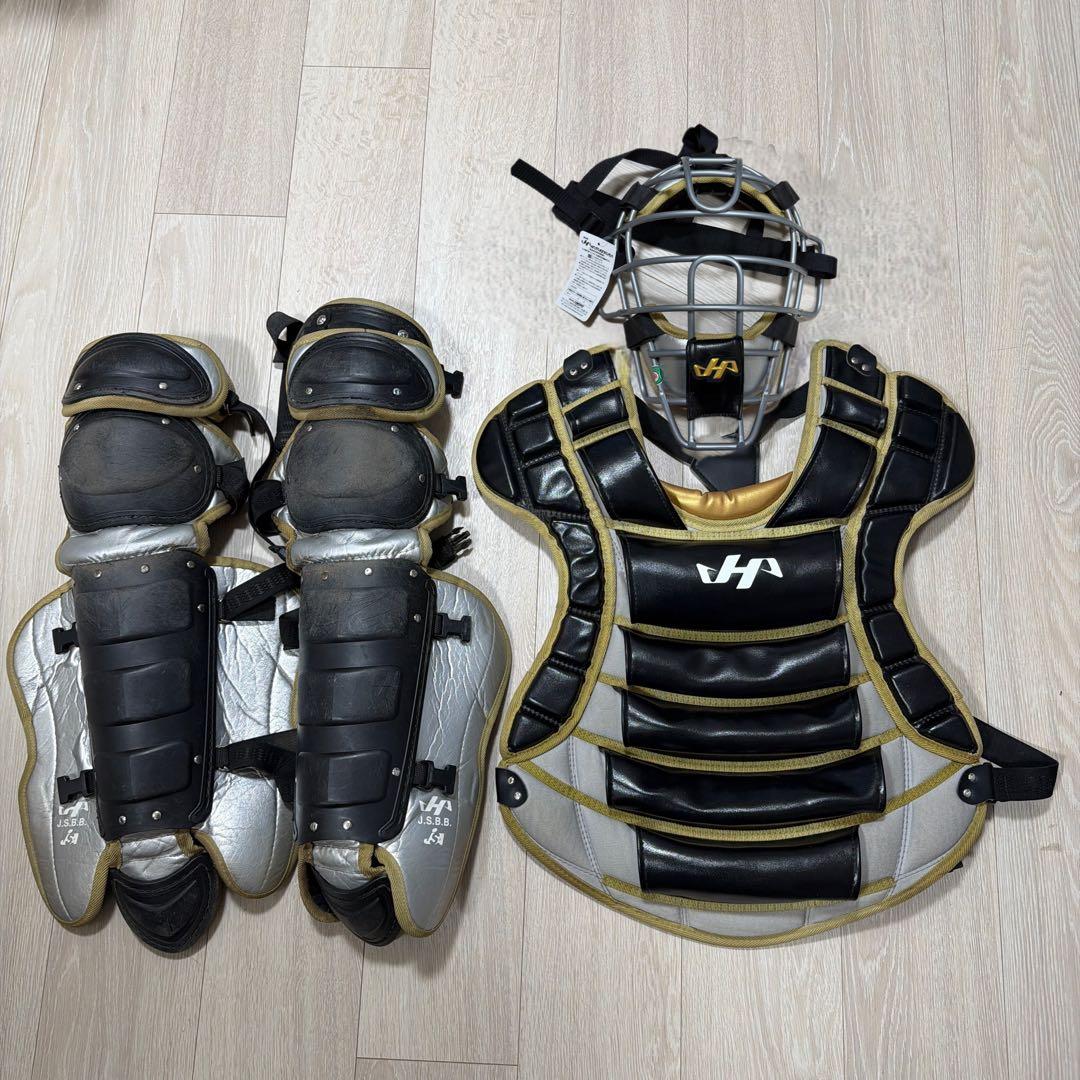 こんにちはさん専用　ハタケヤマ　軟式　キャッチャー防具