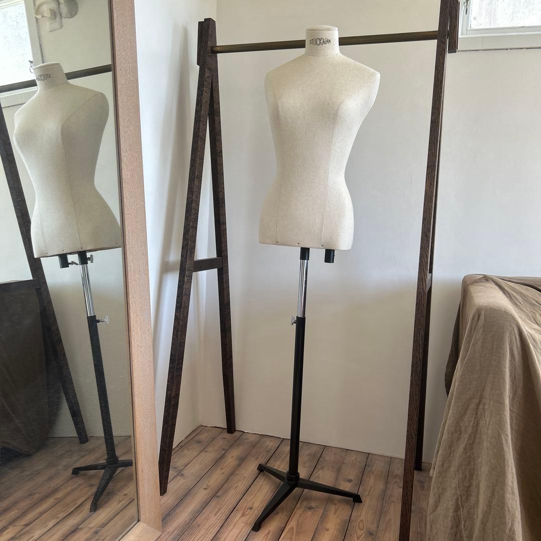 STOCKMAN マネキン 布製 黒スタンド