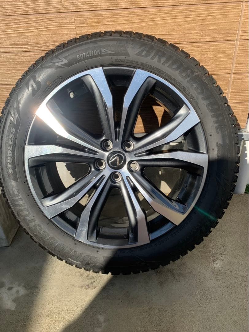 ブリヂストン スタッドレスタイヤ 20インチ ホイールセット　レクサスRX純正