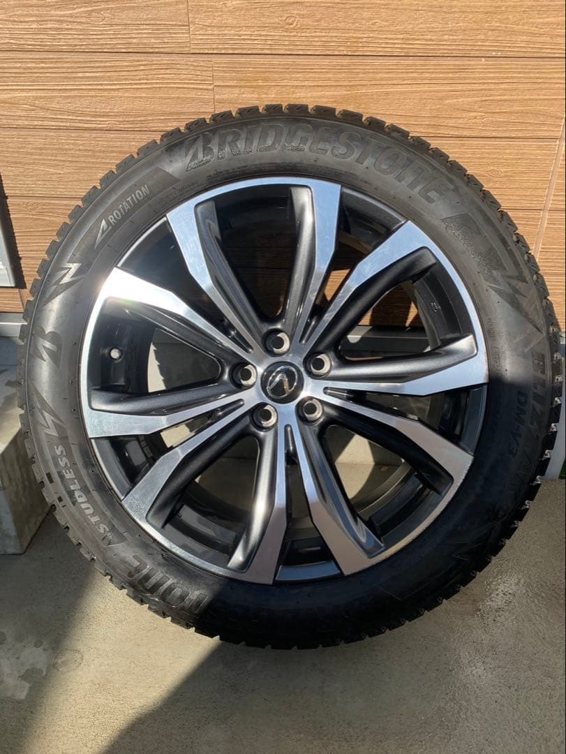 ブリヂストン スタッドレスタイヤ 20インチ ホイールセット　レクサスRX純正