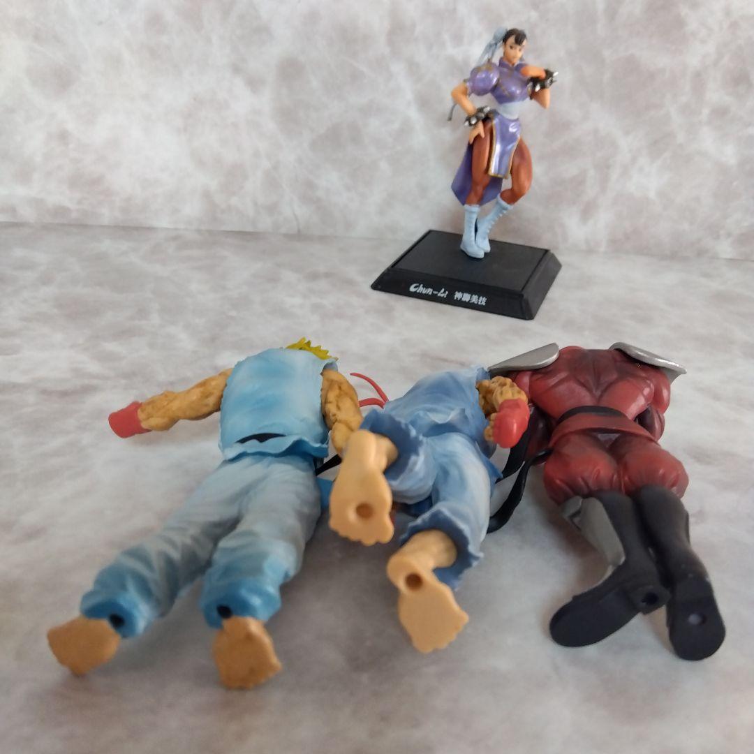 台座無　超造形魂 ストリートファイターIV　リュウ　ケン　春麗　ベガ　フィギュア