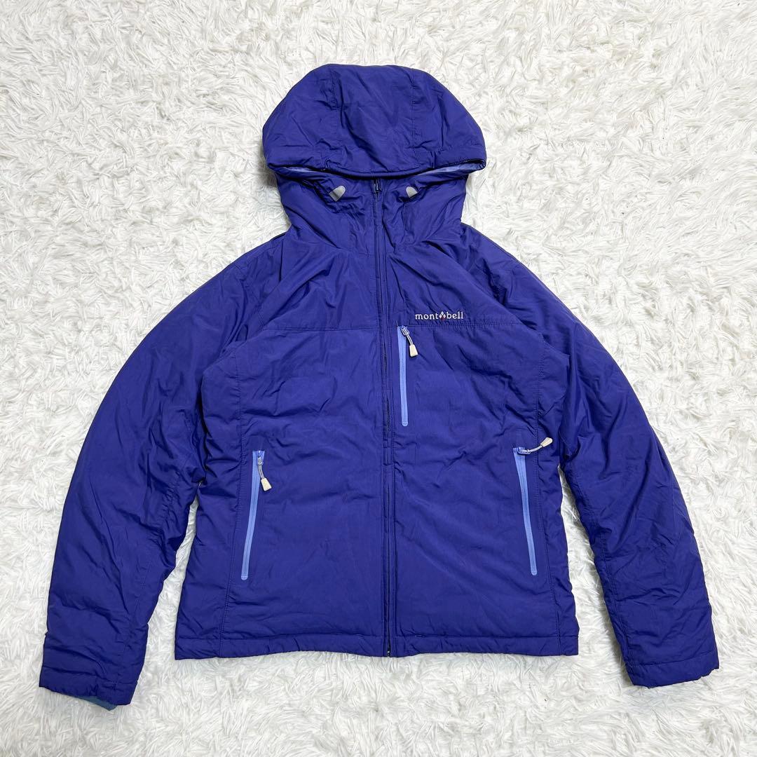 Montbell モンベル ダウンジャケット コロラドパーカー リバーシブル 青