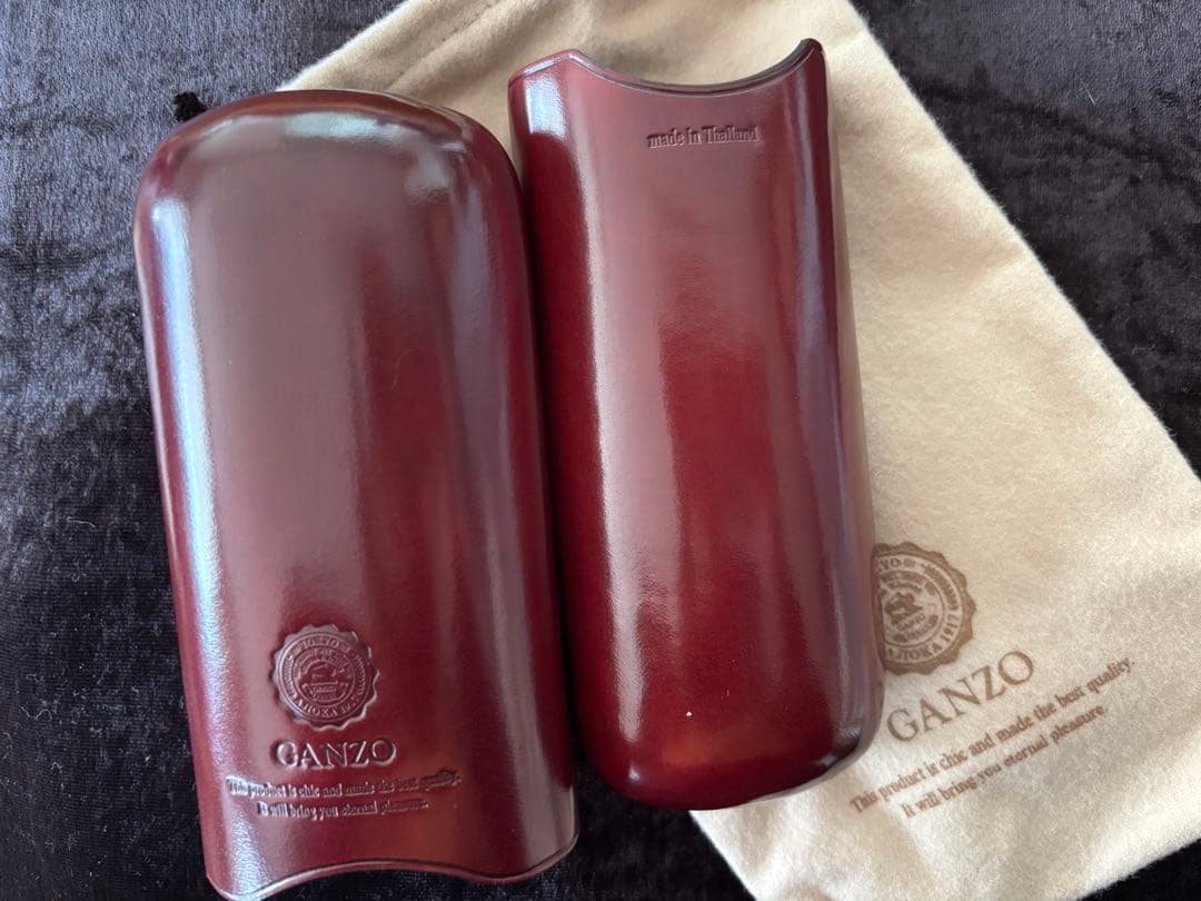 GANZO MAESTOR2(マエストロ2)メガネケース　ワイン