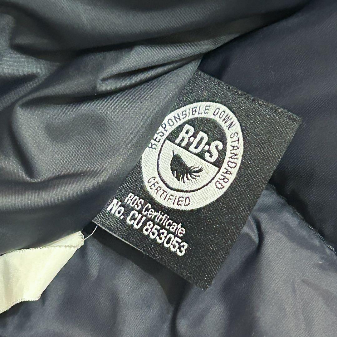 美品✨ノースフェイス ダウン L ブラック フーディー ジップアップ パーカー