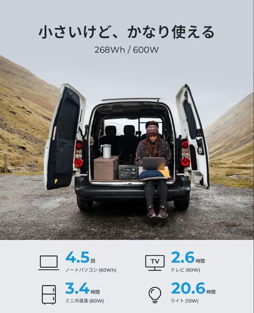 新品 BLUETTI ポータブル電源 EB3A 蓄電池 バッテリー