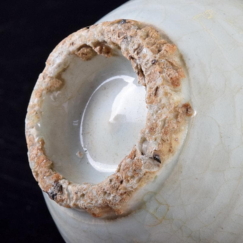 朝鮮美術　李朝　高麗白磁　盃　V　R8036