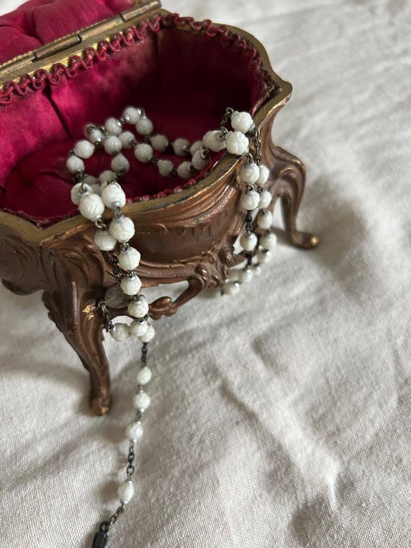 フランスアンティーク　ジュエリーケース