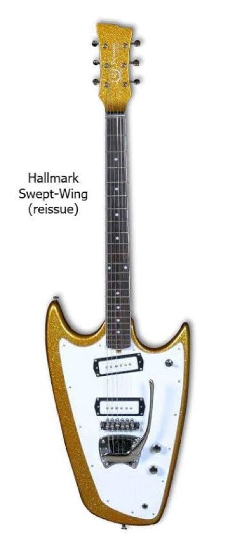 ホールマークギター　美品　ハードケース付　モズライト　サーフ　ビザール